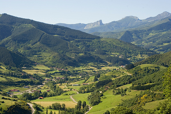 Overlooking Potes and Tama